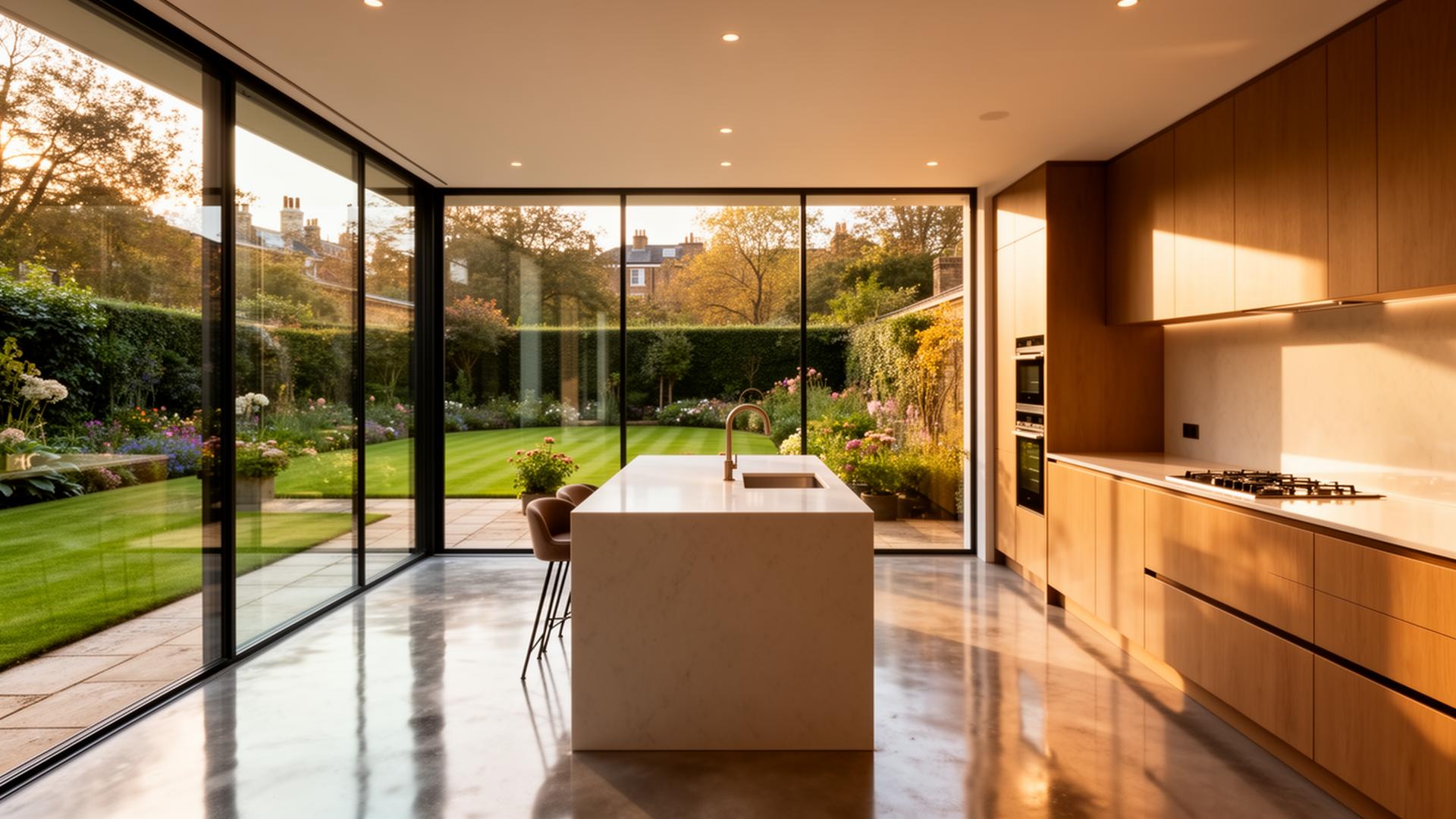 Luxury London kitchen extension by Vine Construction
